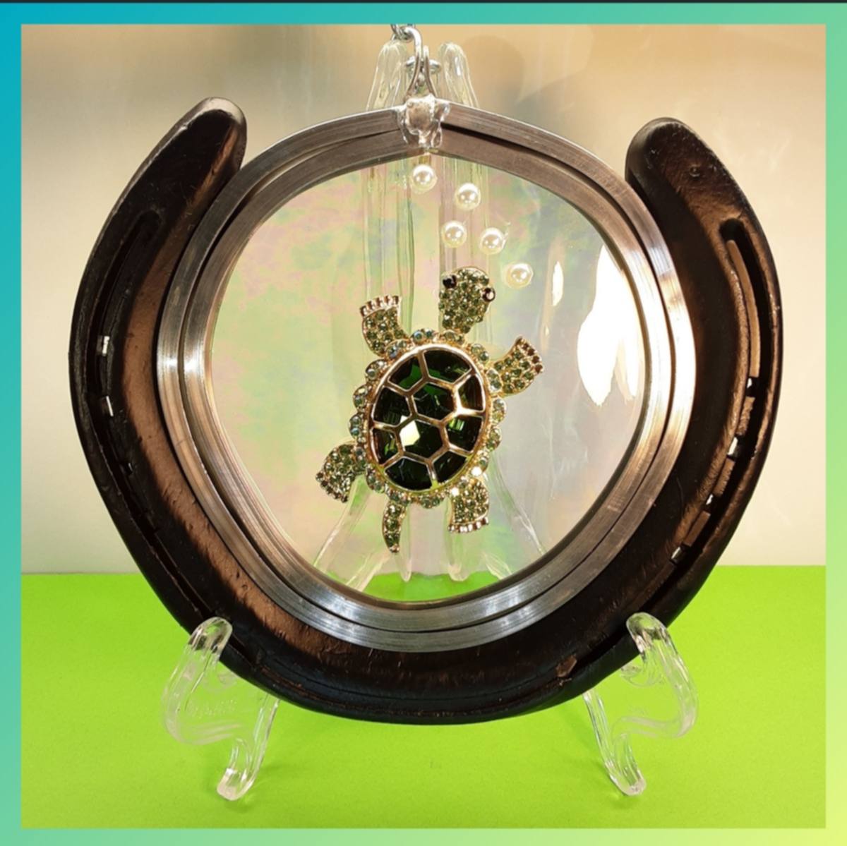 HORSESHOE SUN CATCHER: TURTLE